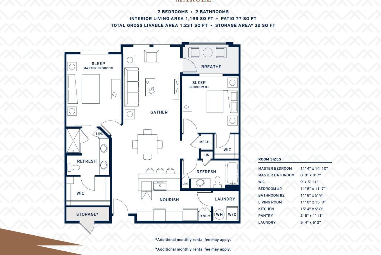 Lux 2 Bed Desert Ridge 2 Heated Pools Gym *